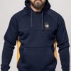 Full Face Hoodie "Rogue" Navy Mustard