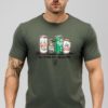 T-shirt "Cans" Olive