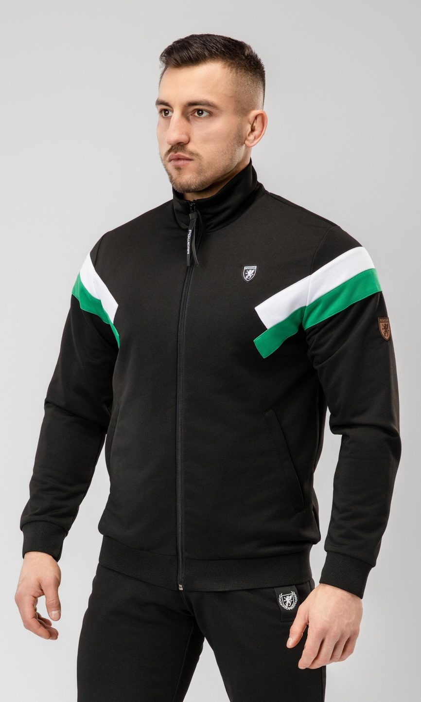 Track Top "Leader" Green/White
