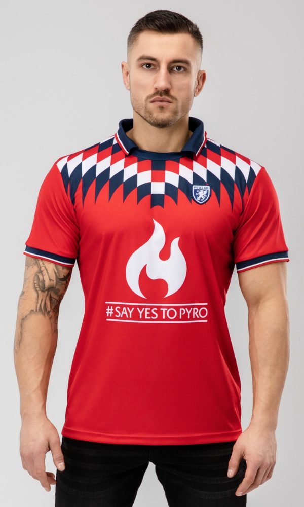 Retro Football Jersey "SYTP" Red