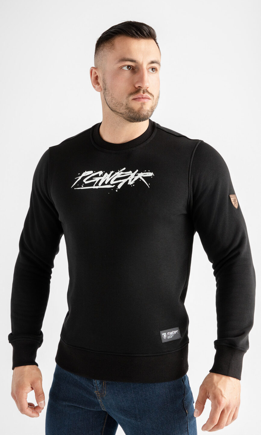 Sweatshirt "Lettering" Black