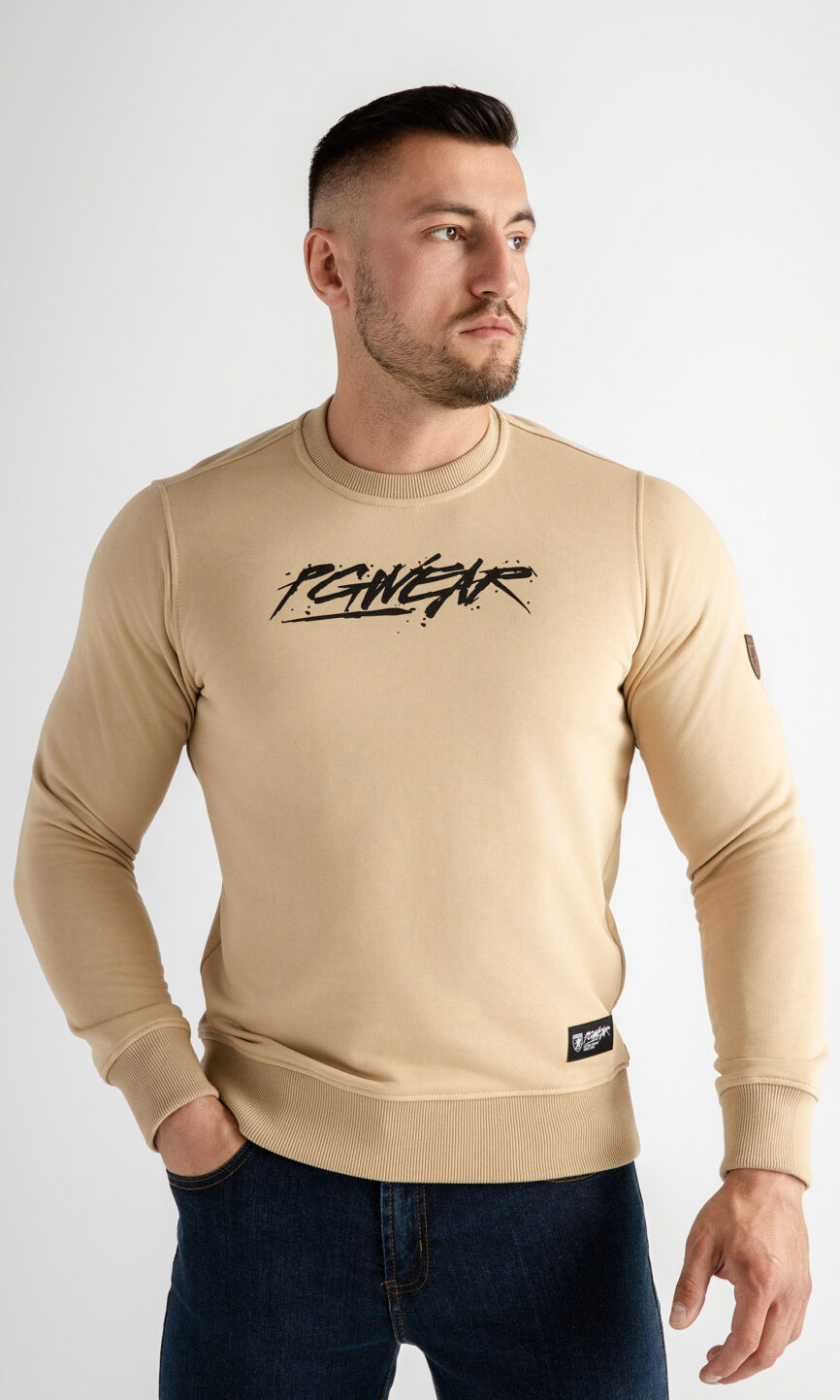 Sweatshirt "Lettering" Beige