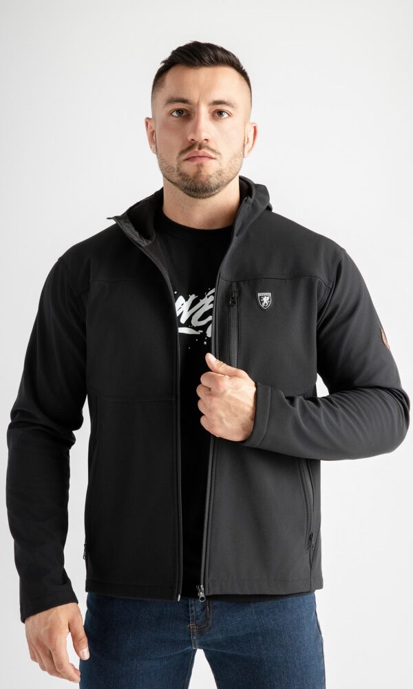 Full Face Softshell Jacket "Resistance" Black