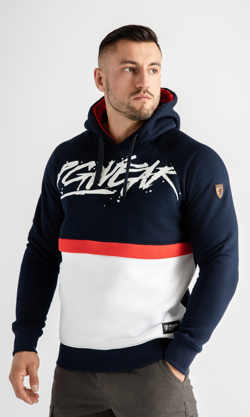 Full Face Hoodie "Explosion" Navy