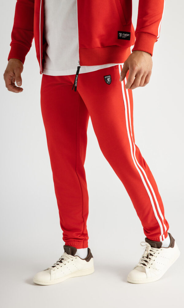 Sweatpants "Two Stripes" Red